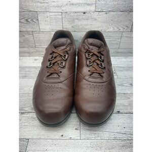 SAS Free Time Shoes‎ Womens Size 8M Brown Leather Comfort Walking Sneakers